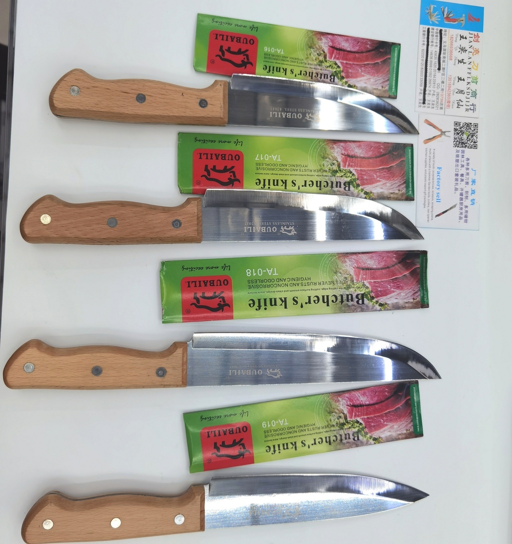 Chef Knife, Wooden Handle Knife, Beef Head Knife Table Knife, Hot Sale South America Africa Russia Arab Spot