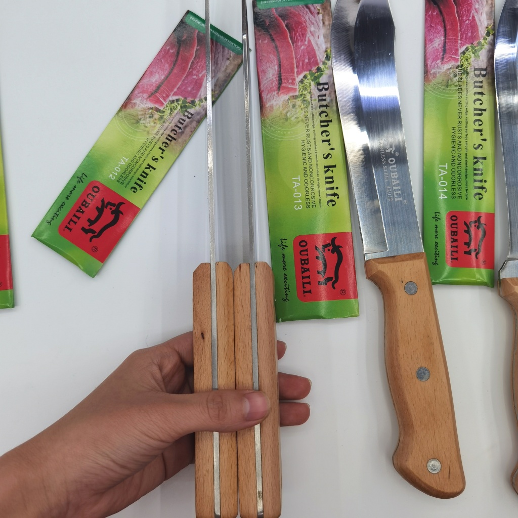 Chef Knife, Wooden Handle Knife, Beef Head Knife Table Knife, Hot Sale South America Africa Russia Arab Spot