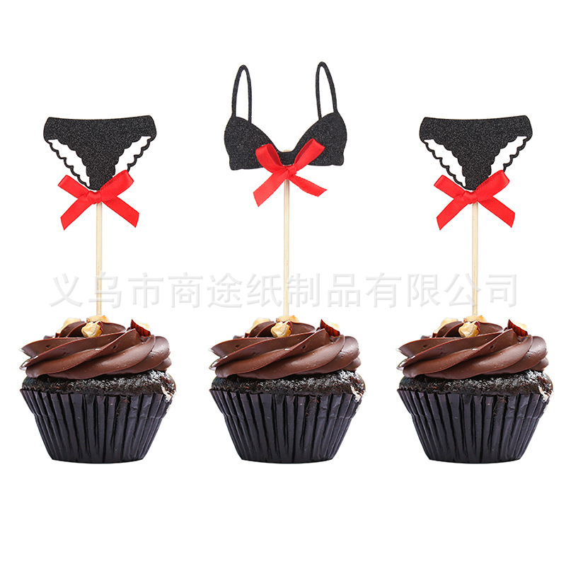 Creative Airplane Luggage Bag Map Cake Inserting Card Set Travel Theme Party Decorative Dessert Table Cake Flag