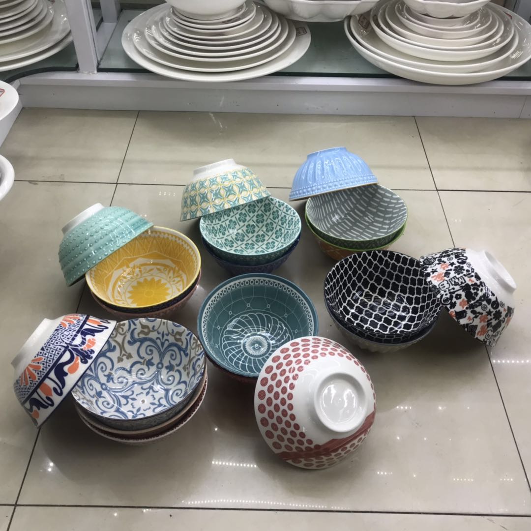 Multi-colored ceramic Color Bowl Multi-colored ceramic Color Bowl