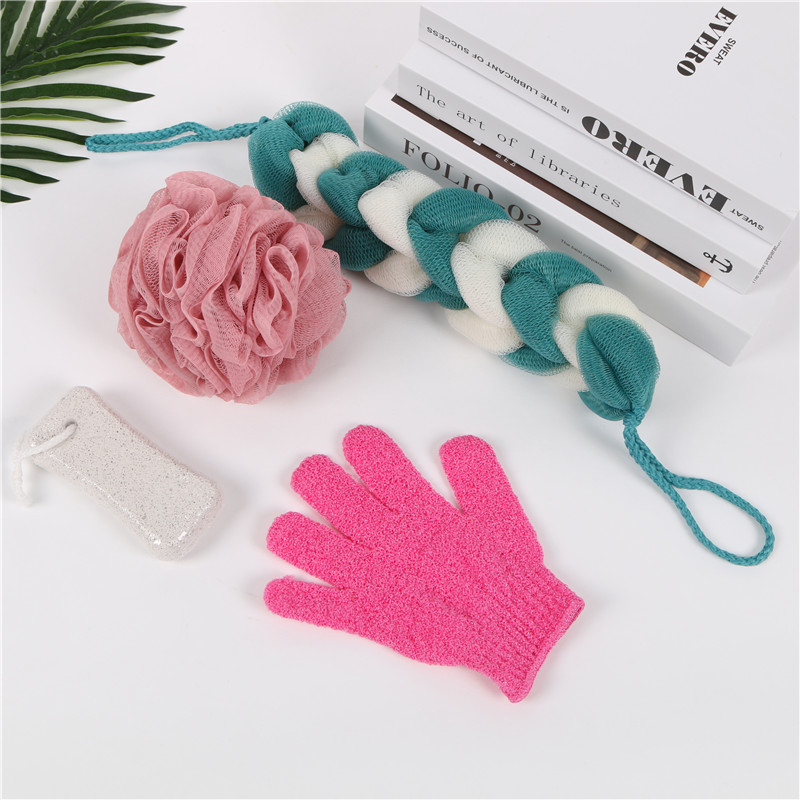 Bath 4-piece Bath ball towel Bath bar