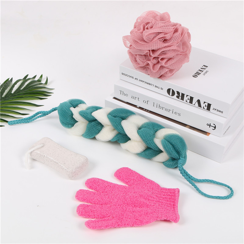Bath 4-piece Bath ball towel Bath bar