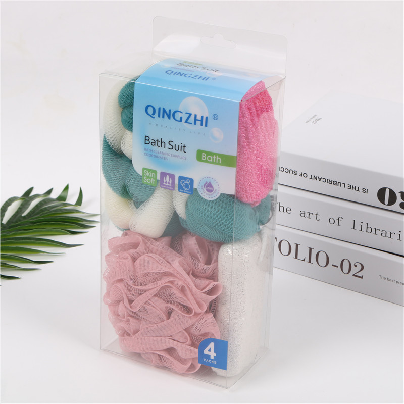 Bath 4-piece Bath ball towel Bath bar