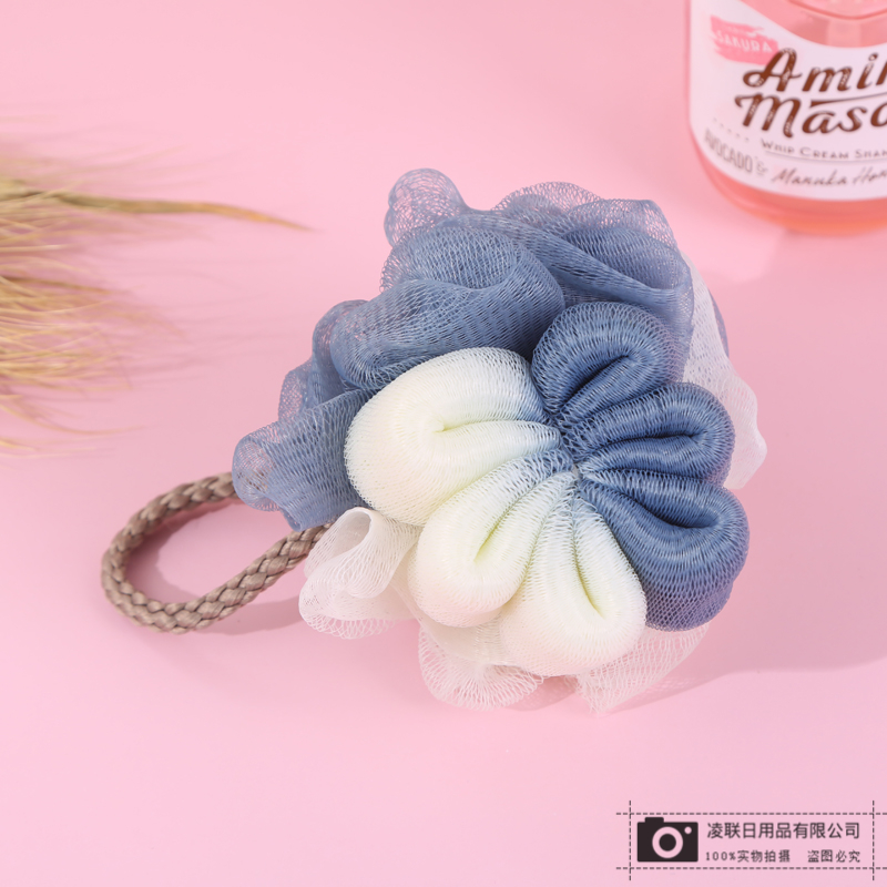 Skin-Friendly Soft Bath Gadget Dusting Rubbing Mud and Back Mesh Sponge Back Pain Bath Ball Baby Children&#039;s Bath Towel
