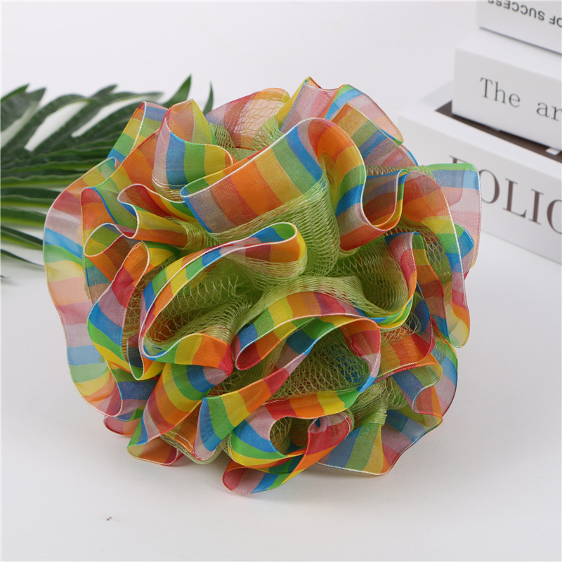 Large rainbow lace bath ball bath ball bath flower bath bubble ball Large rainbow lace bath ball bath ball bath flower bath bubble ball