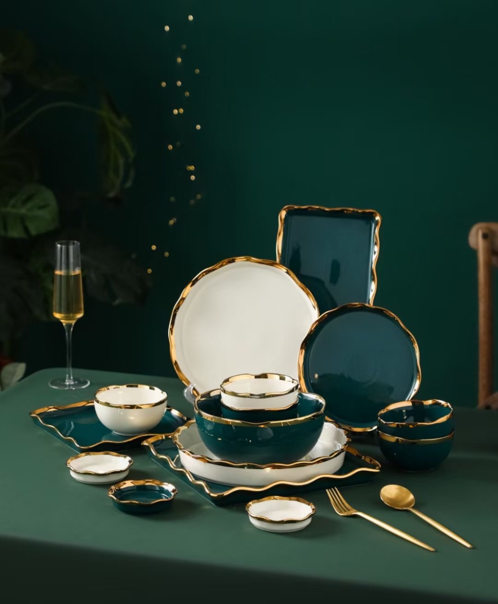 Entry Lux Style Plate Ceramic Bowl Ceramic Plate Pizza Plate Sauce Dish Soup Bowl Fish Dish Sushi Plate