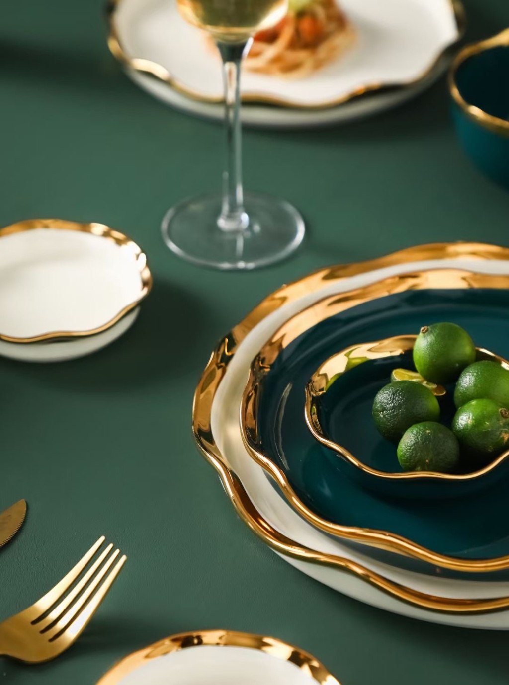 Entry Lux Style Plate Ceramic Bowl Ceramic Plate Pizza Plate Sauce Dish Soup Bowl Fish Dish Sushi Plate