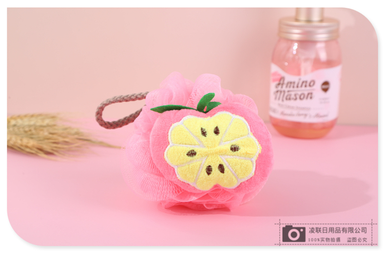 Cute Fruit-like Skin-Friendly Soft Bath Bath Ball High-Density Mesh Bath Towel Back Rubbing Bath Ball Cute Fruit-like Skin-Friendly Soft Bath Bath Ball High-Density Mesh Bath Towel Back Rubbing Bath Ball
