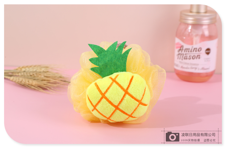 Cute Fruit-like Skin-Friendly Soft Bath Bath Ball High-Density Mesh Bath Towel Back Rubbing Bath Ball Cute Fruit-like Skin-Friendly Soft Bath Bath Ball High-Density Mesh Bath Towel Back Rubbing Bath Ball