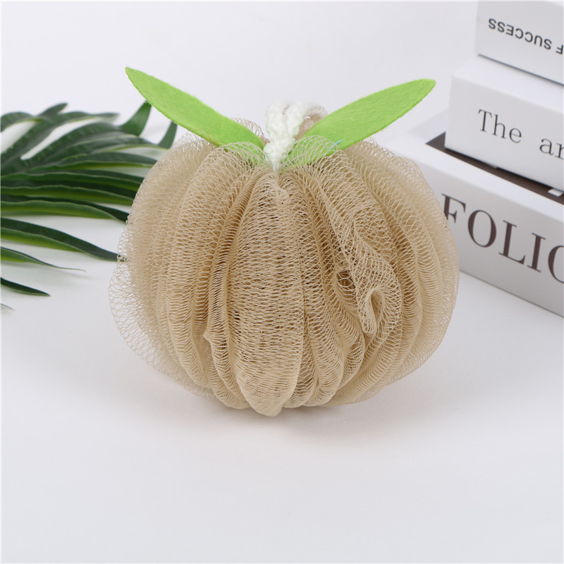 Lovely pumpkin bath ball large adult bath bath back wash towel wash wash flower towel Lovely pumpkin bath ball large adult bath bath back wash towel wash wash flower towel