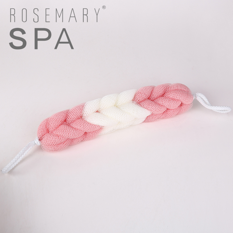 Colorful backstrap scrubbing utensil scrubbing back long bath towel bath towel bar bath ball bath flower