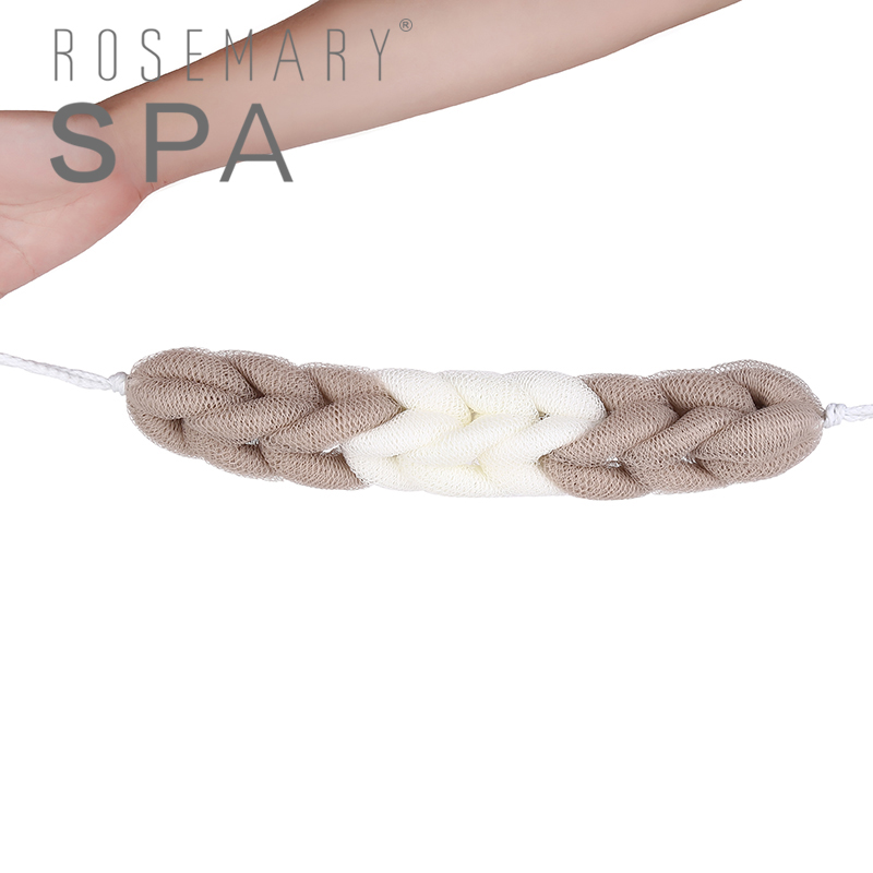 Colorful backstrap scrubbing utensil scrubbing back long bath towel bath towel bar bath ball bath flower