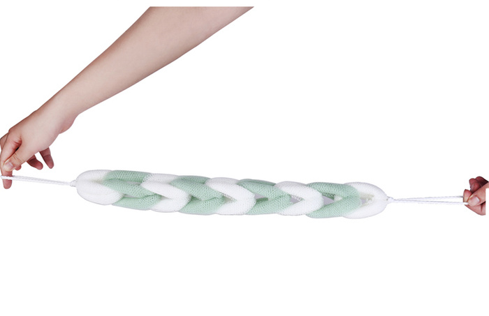 Japanese style wind bath bar long strip bath bar back rub bath ball rub bath towel pull back a magic weapon