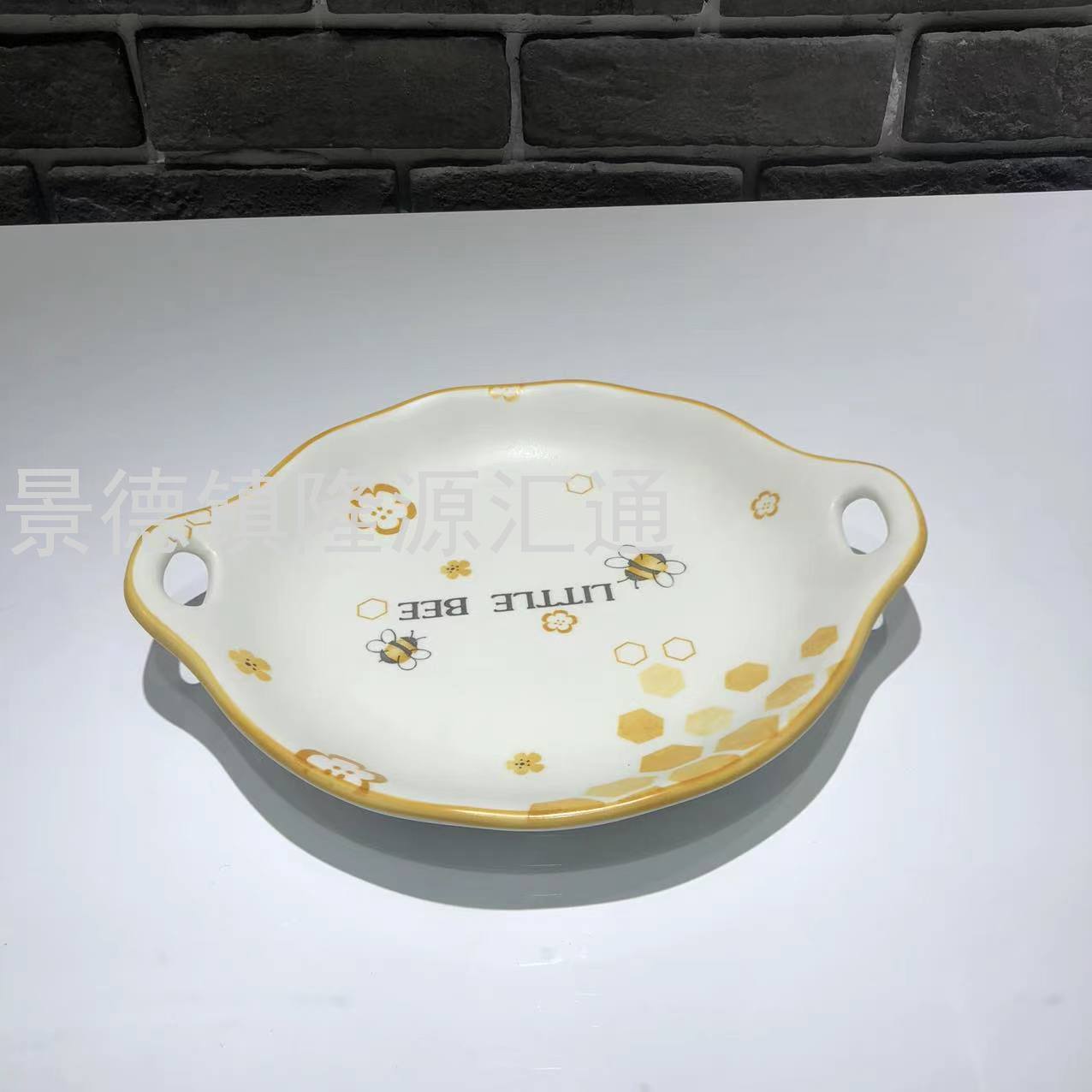 Dinner Plate Parts Ceramic Plate Baking Plate Dim Sum Plate Ceramic Bowl Rice Bowl Rice Bowl Promotion Bowl Jingdezhen