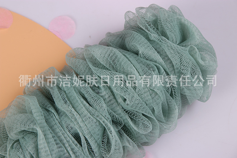 Large soft fine net bath ball fashion bath flower manufacturers direct round handle bath ball bubble bath ball