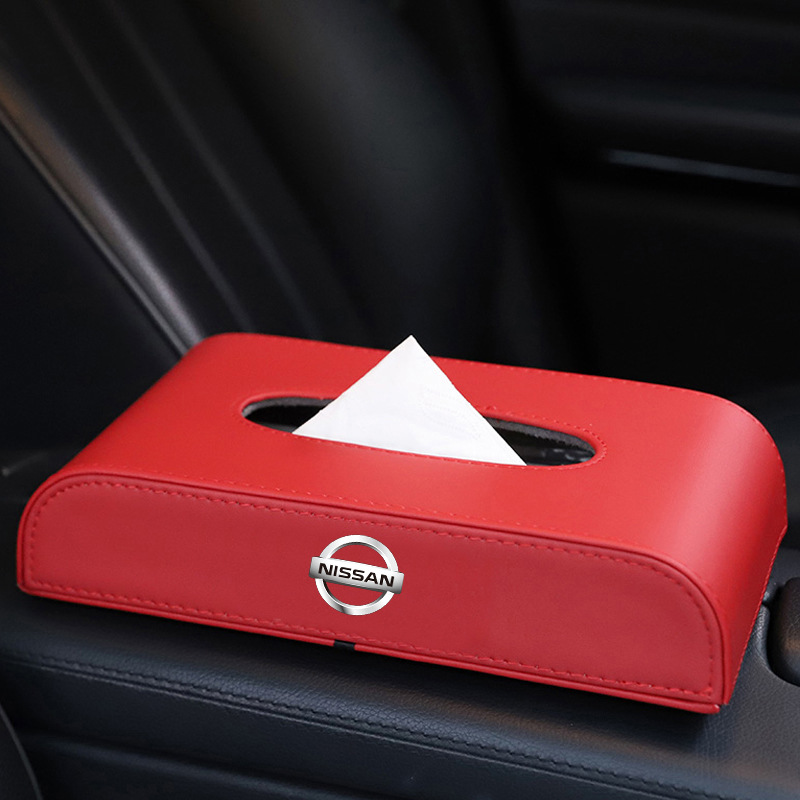 Auto Supplies Tissue Box Creative Hanging Car Tissue Box Men and Women Car Interior Supplies Seat Napkin Box Cover