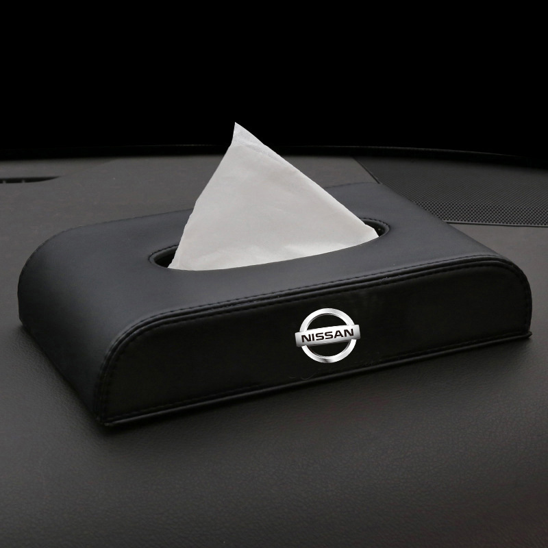 Auto Supplies Tissue Box Creative Hanging Car Tissue Box Men and Women Car Interior Supplies Seat Napkin Box Cover