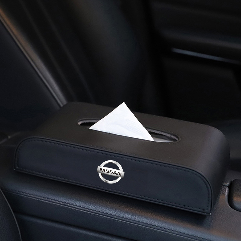 Auto Supplies Tissue Box Creative Hanging Car Tissue Box Men and Women Car Interior Supplies Seat Napkin Box Cover