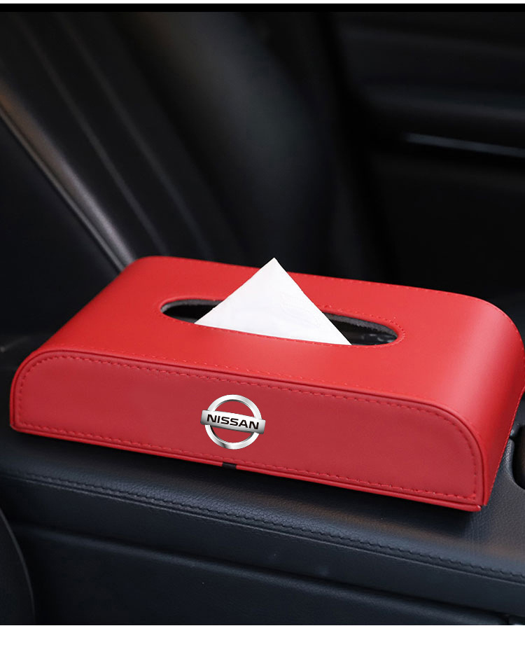 Auto Supplies Tissue Box Creative Hanging Car Tissue Box Men and Women Car Interior Supplies Seat Napkin Box Cover