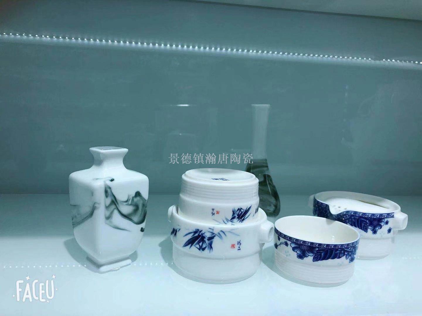 Tea set teacup teapot travel tea set ceramic cover bowl jingdezhen ceramic pot kung fu tea set tea tray tea can