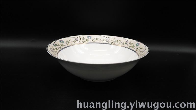 Ceramic tableware porcelain bowl set Jingdezhen China ceramic bowl disc wholesale