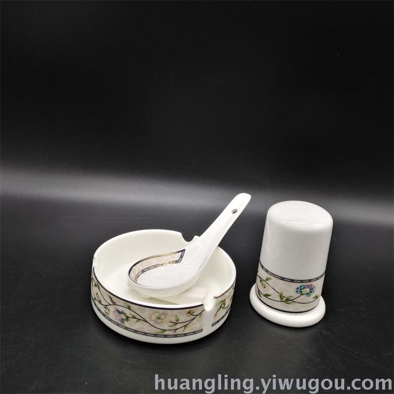Ceramic tableware porcelain bowl set Jingdezhen China ceramic bowl disc wholesale