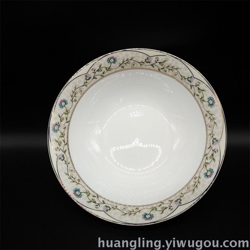 Ceramic tableware porcelain bowl set Jingdezhen China ceramic bowl disc wholesale