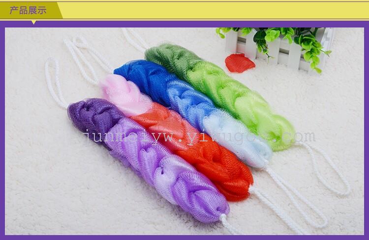 New lovely color long strip bath ball bath towel bath towel bath towel.