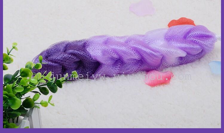 New lovely color long strip bath ball bath towel bath towel bath towel.