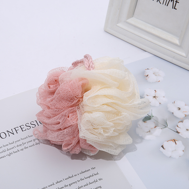 Double-Piece Soft Loofah 50G Back Foaming Universal Loofah Bathroom Bath Soft Bath Ball
