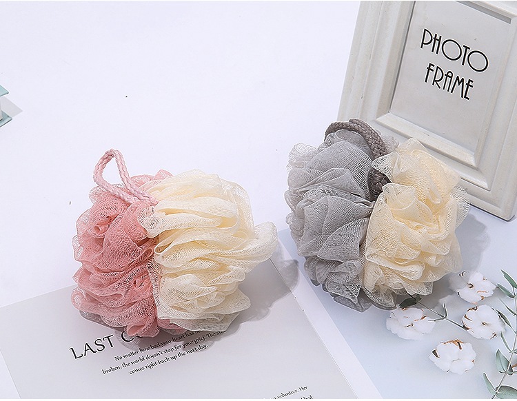 Double-Piece Soft Loofah 50G Back Foaming Universal Loofah Bathroom Bath Soft Bath Ball