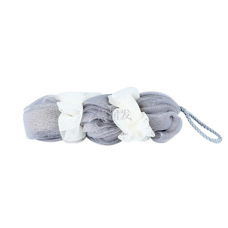 Two-Color Three-Section Bath Sponge Bath Ball Color Soft Bath Towel