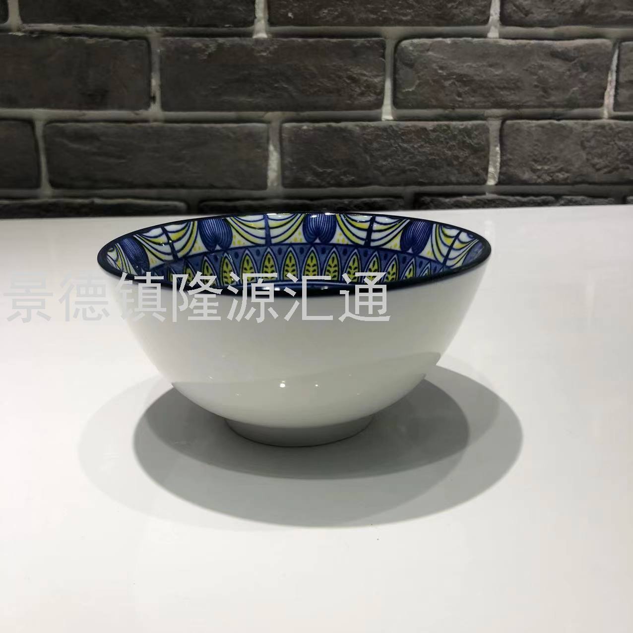 Dinner Plate Ceramic Plate Baking Plate Dim Sum Plate Ceramic Bowl Rice Bowl Rice Bowl Promotion Gift Bowl Jingdezhen