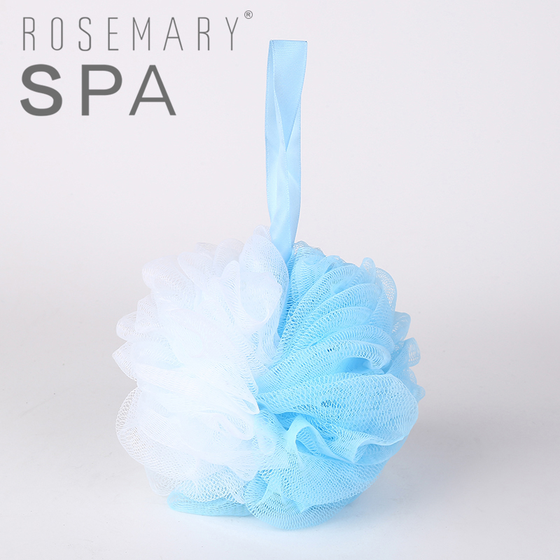Two-color bath ball bath flower tuba shower ball foam bath flower bath