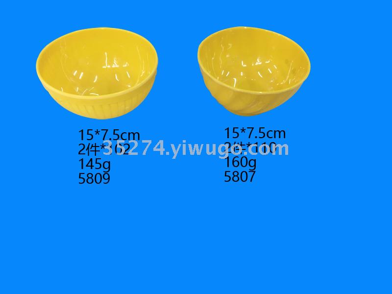 Melamine tableware Melamine color bowl large amount of spot stock low price to deal with petrin stock bowl