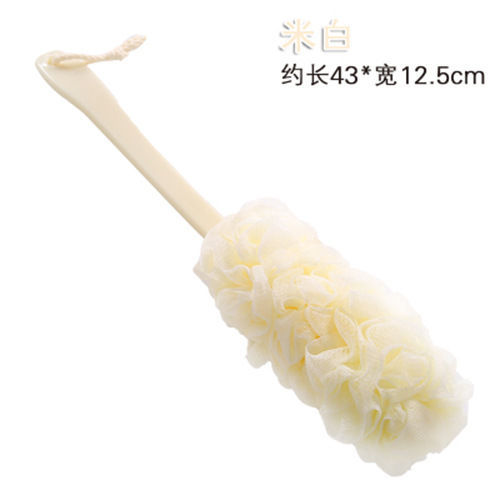 Bath Gadget Long Handle Bath Brush Bath Brush Bath Ball Bath Towel Bathroom Wash Cloth Massage Brush Back Rubbing Mesh Sponge Brush