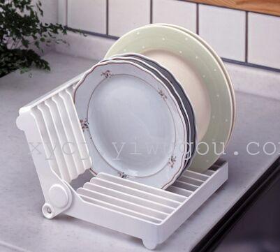 Kitchen shelf bowl tray dish rack rack rack Lishui drip rack storage shelf finishing folding tableware