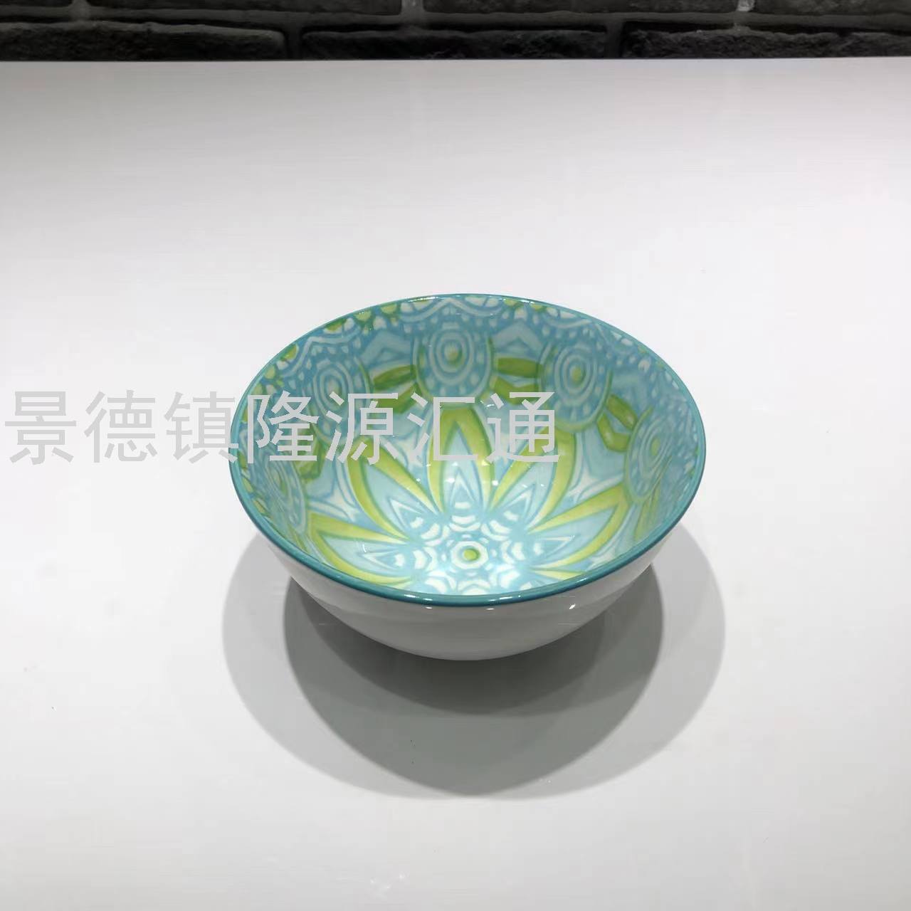 Dinner Plate Ceramic Plate Baking Plate Dim Sum Plate Ceramic Bowl Rice Bowl Rice Bowl Promotion Gift Bowl Jingdezhen