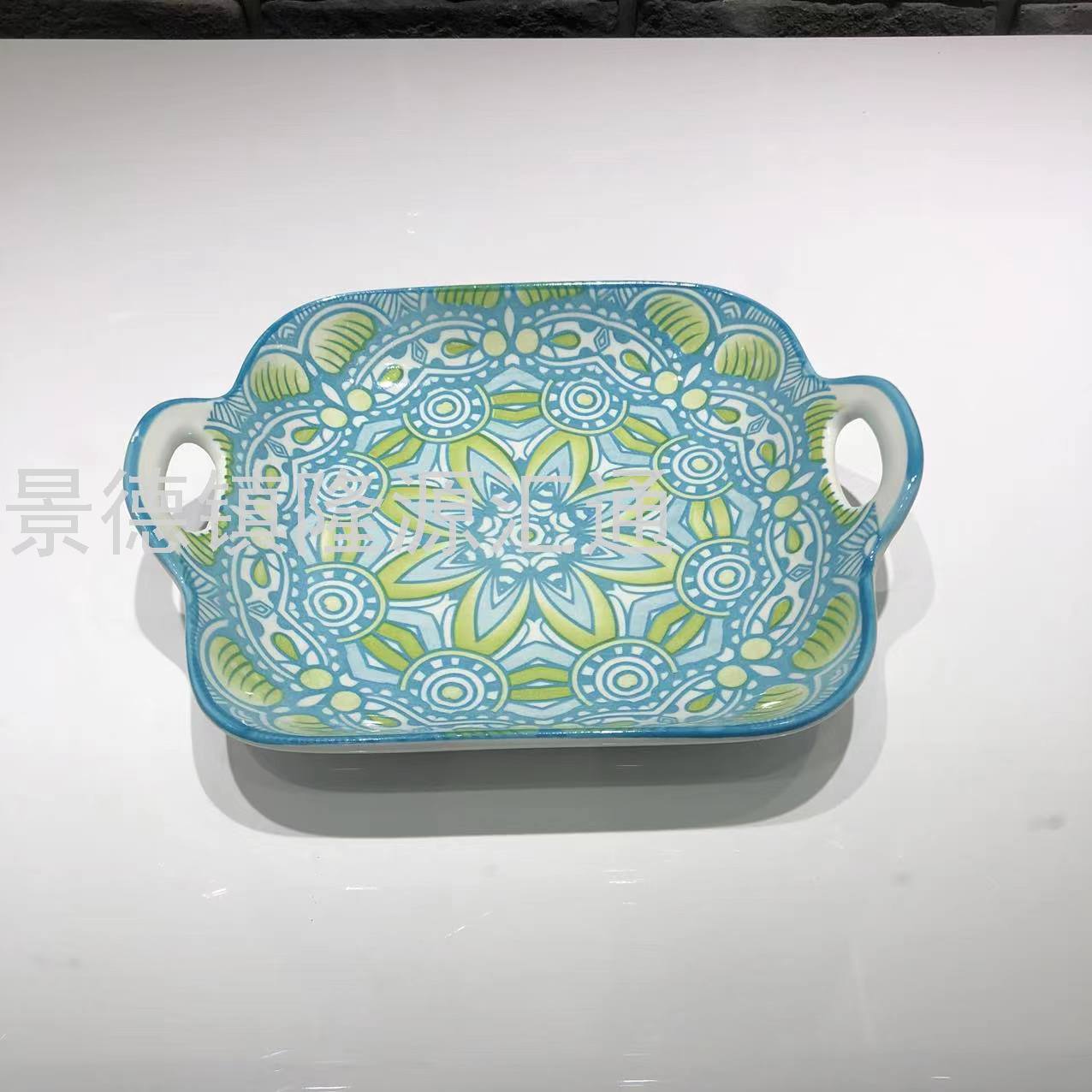 Dinner Plate Ceramic Plate Baking Plate Dim Sum Plate Ceramic Bowl Rice Bowl Rice Bowl Promotion Gift Bowl Jingdezhen