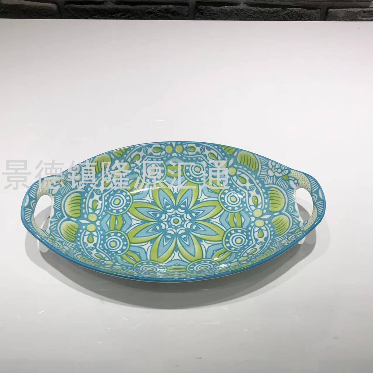 Dinner Plate Ceramic Plate Baking Plate Dim Sum Plate Ceramic Bowl Rice Bowl Rice Bowl Promotion Gift Bowl Jingdezhen