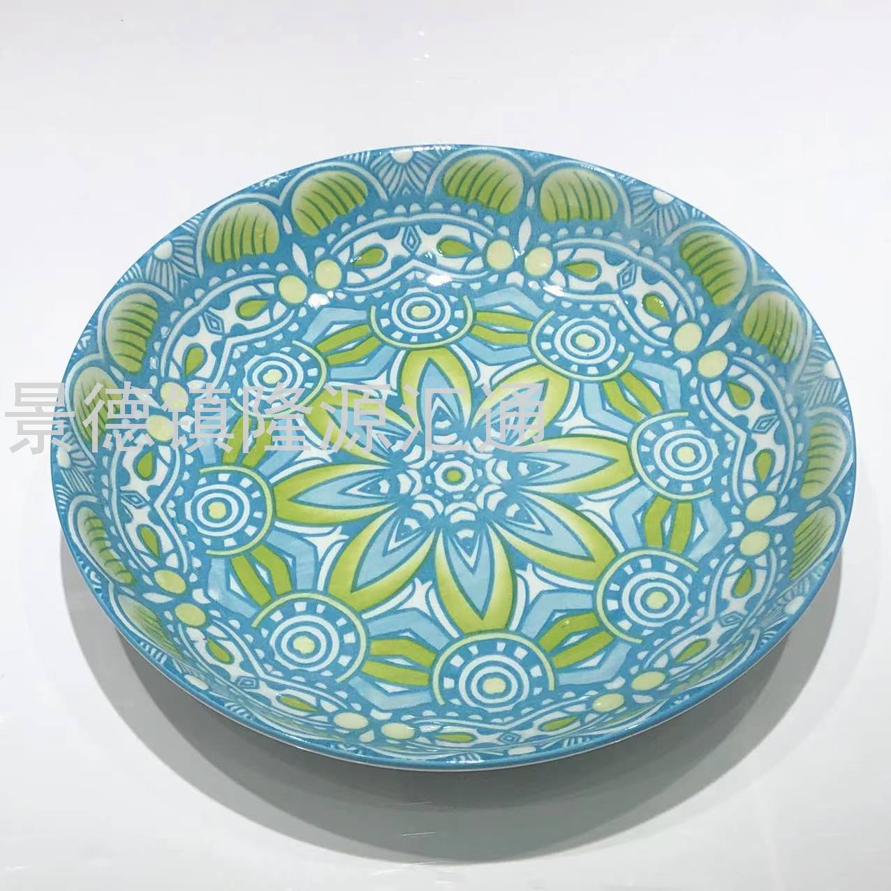Dinner Plate Ceramic Plate Baking Plate Dim Sum Plate Ceramic Bowl Rice Bowl Rice Bowl Promotion Gift Bowl Jingdezhen