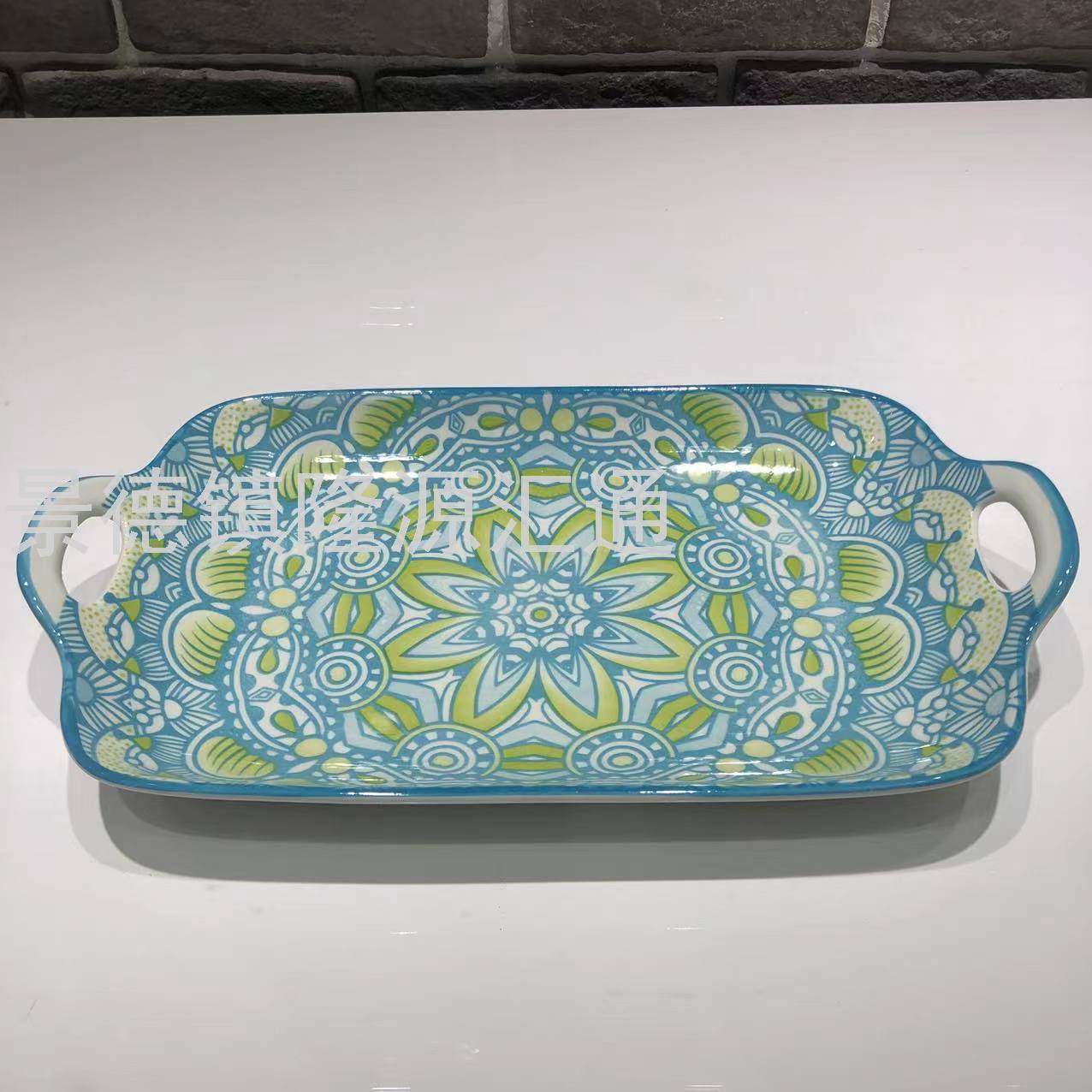 Dinner Plate Ceramic Plate Baking Plate Dim Sum Plate Ceramic Bowl Rice Bowl Rice Bowl Promotion Gift Bowl Jingdezhen