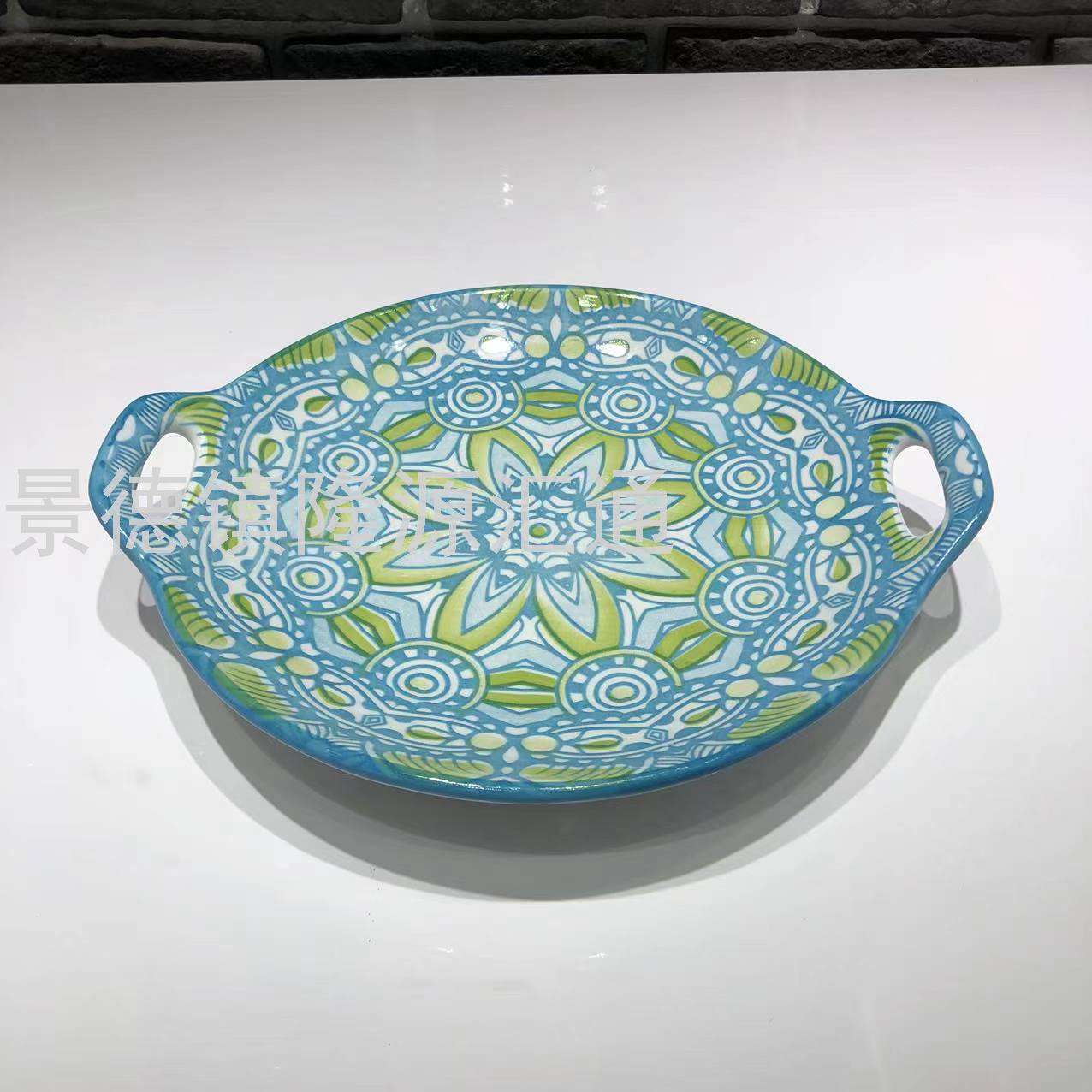 Dinner Plate Ceramic Plate Baking Plate Dim Sum Plate Ceramic Bowl Rice Bowl Rice Bowl Promotion Gift Bowl Jingdezhen