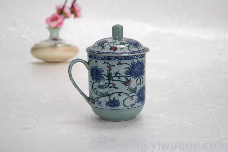 Jingdezhen blue and white porcelain bowl bowl gift set bowl bowl bone china tableware