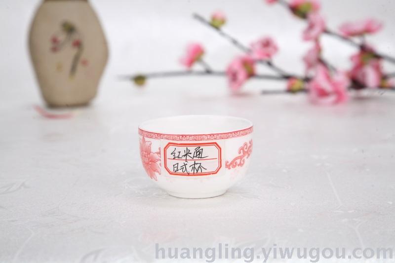 Jingdezhen blue and white porcelain bowl bowl gift set bowl bowl bone china tableware