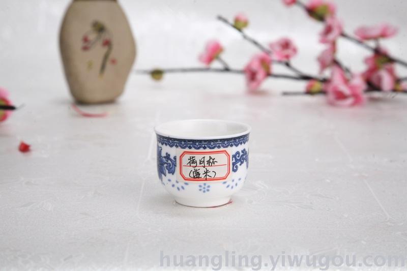 Jingdezhen blue and white porcelain bowl bowl gift set bowl bowl bone china tableware