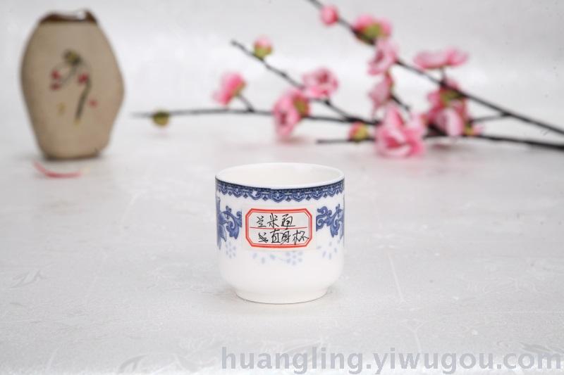 Jingdezhen blue and white porcelain bowl bowl gift set bowl bowl bone china tableware