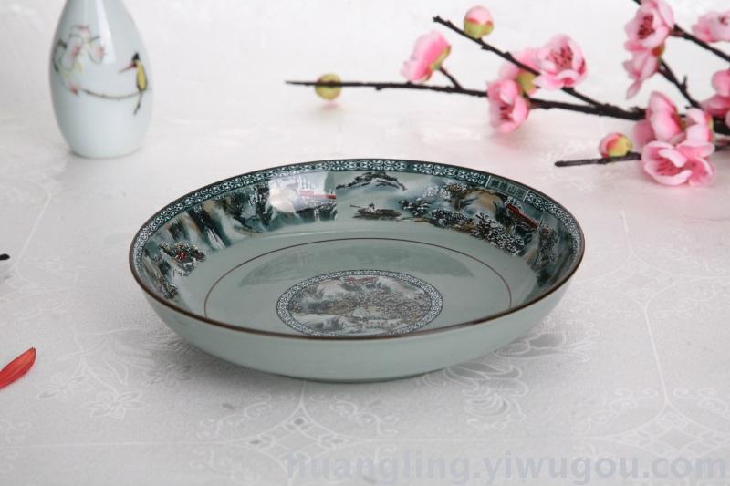 Jingdezhen blue and white porcelain bowl bowl gift set bowl bowl bone china tableware