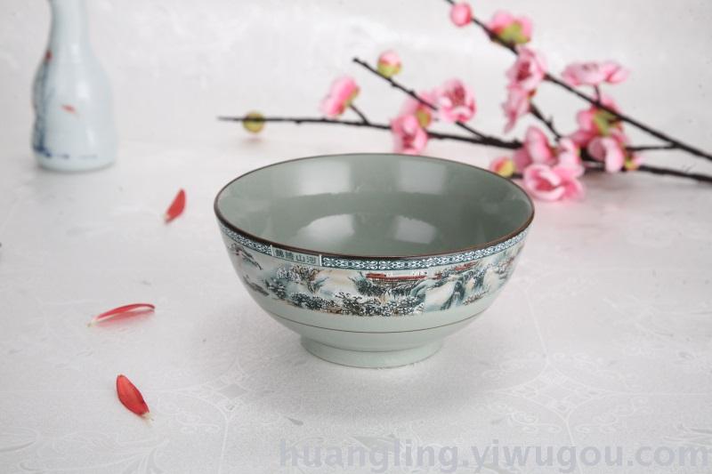 Jingdezhen blue and white porcelain bowl bowl gift set bowl bowl bone china tableware