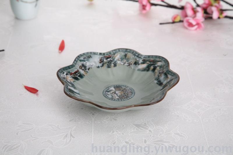 Jingdezhen blue and white porcelain bowl bowl gift set bowl bowl bone china tableware